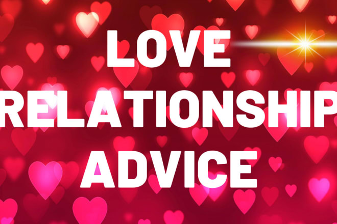 I will give you prophetic relationship or love advice