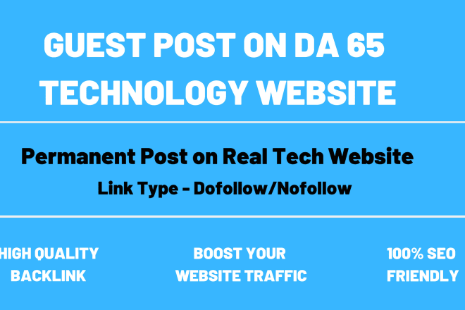 I will guest post on real technology da 65 blog