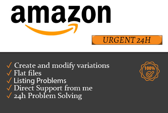 I will help you on amazon seller central and vendor central