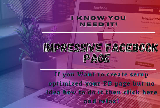 I will impressive facebook business page