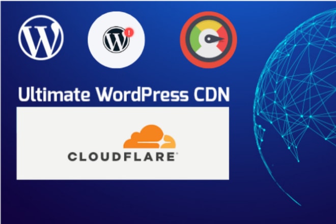 I will install cloudflare CDN setup with free ssl certificate fast
