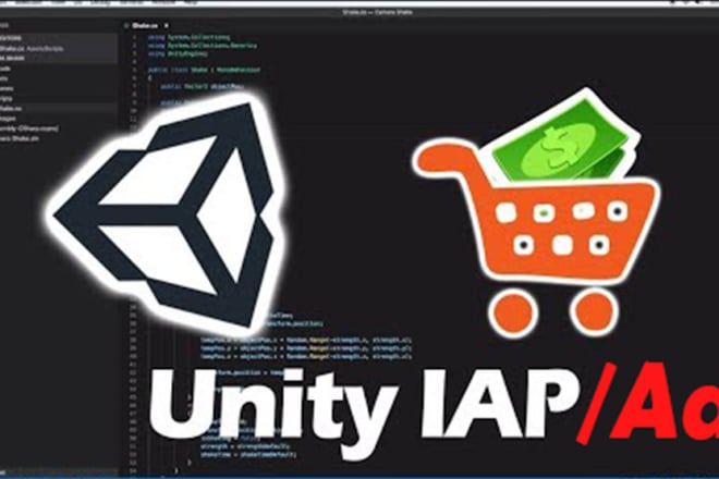 I will integrate in app purchases iap in unity game and all types of ads