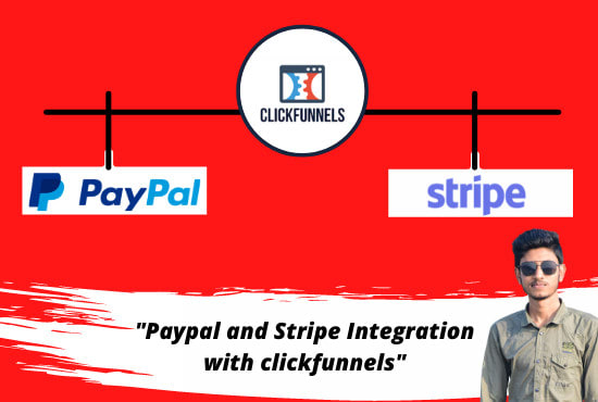 I will integrate stripe and paypal using all in clickfunnels payment integration