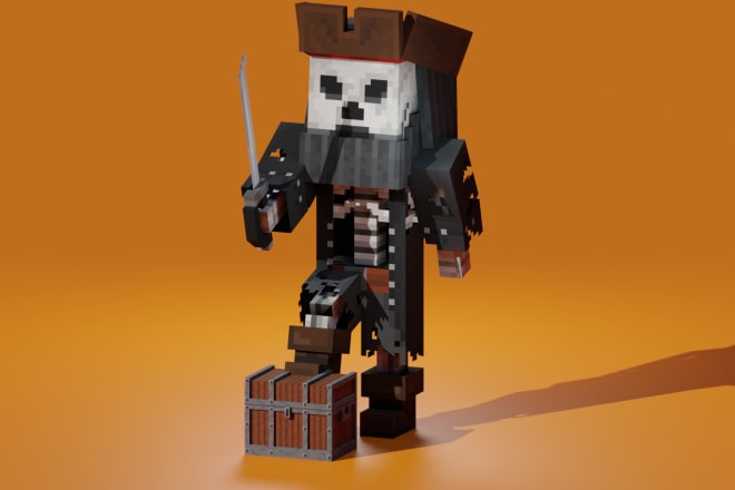 I will make 3d models and textures for minecraft