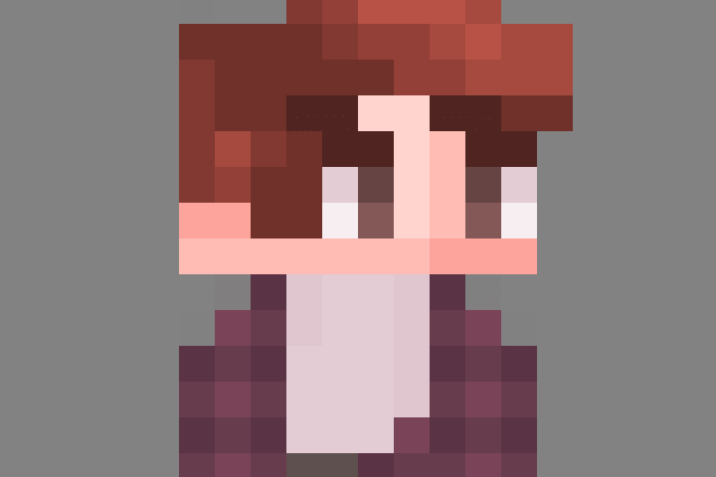 I will make a pixelated minecraft profile picture for you