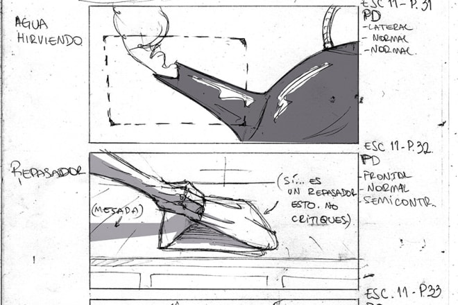 I will make a storyboard for your projects