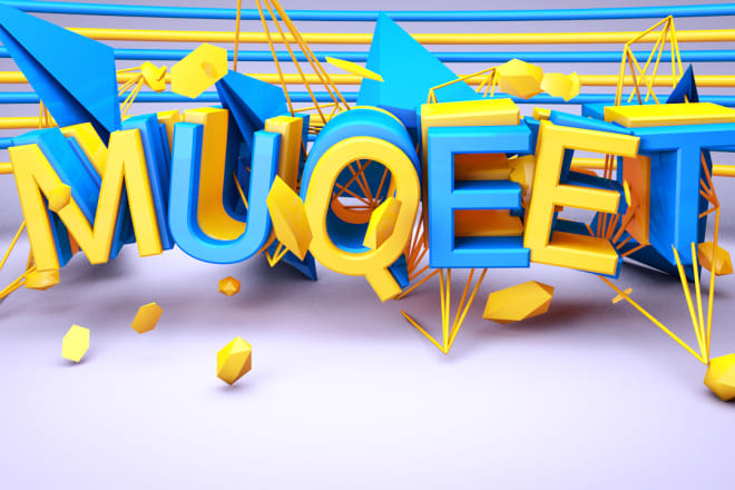 I will make any kind of 3d text in c4d or photoshop