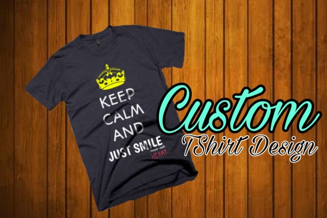 I will make best trendy awesome typographic t shirts