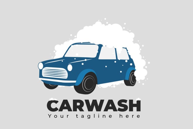 I will make create awesome car wash auto detailing logo