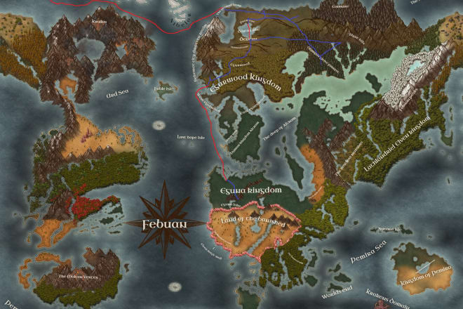 I will make maps for roleplaying games like dnd and pathfinder