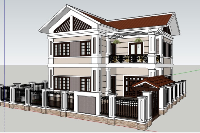 I will make sketchup 3d models