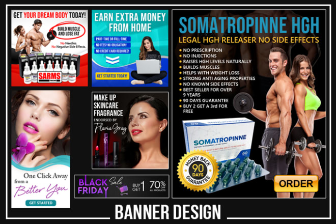 I will make you a clickable banner for your website