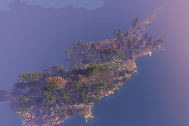 I will make you a custom terrain minecraft map with wp