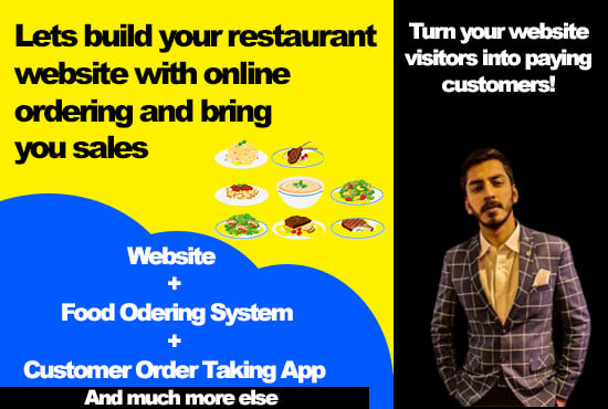 I will online food ordering kitchen restaurant delivery table reservations cuisine shop