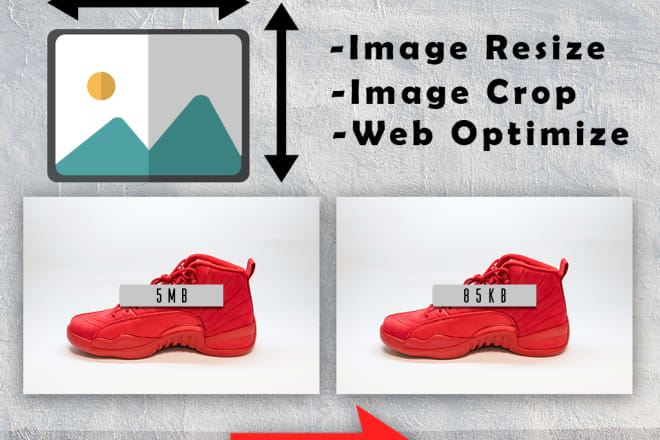 I will optimize images for online store website