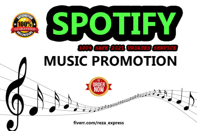 I will organic spotify promotion with real audience