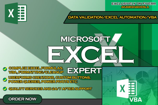 I will perfectly automate your excel sheets using ms excel vba, macros, formula
