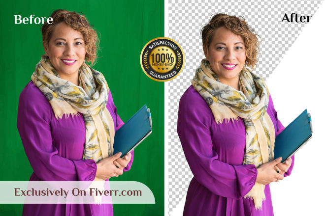 I will professionally remove green screen background from photos in photoshop
