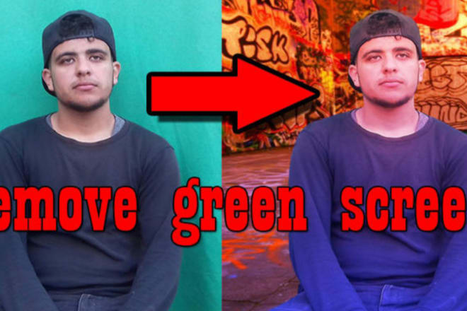I will professionally remove green screen background in photoshop