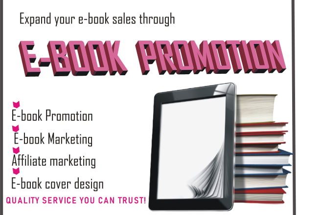 I will promote your ebook through effective ebook marketing, ebook promotion