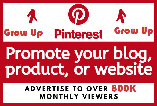 I will promote your product or website to 800k pinterest audience