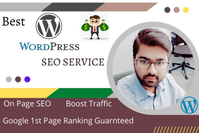 I will provide best wordpress website SEO service for google 1st ranking