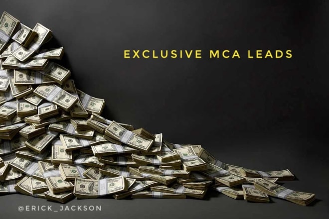 I will provide exclusive mca leads