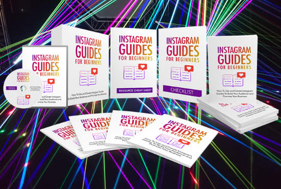 I will provide instagram guides for beginners video upgrade with resale rights