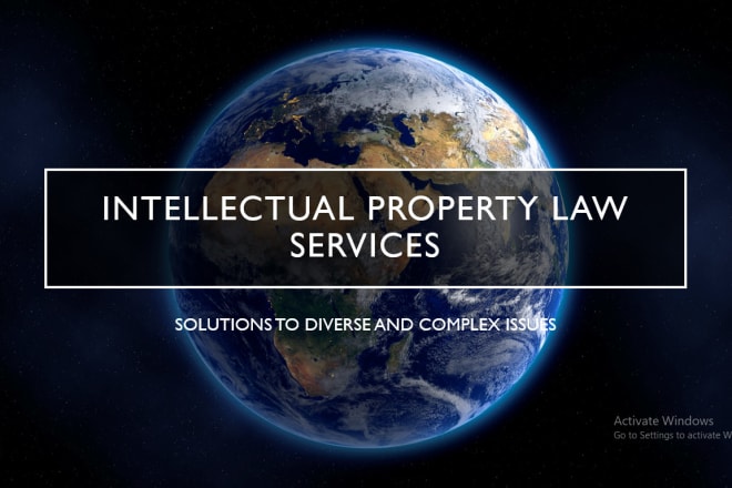 I will provide intellectual property tm, copyright, patents and cybersquatting services