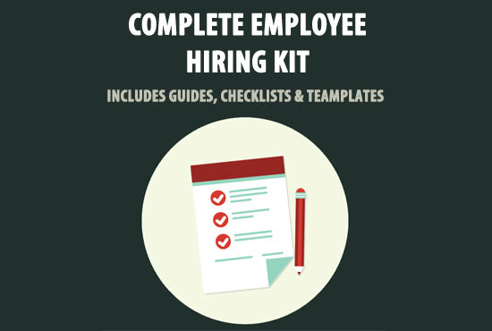 I will provide you with a complete employee hiring kit