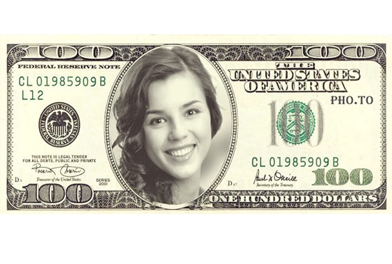 I will put your face on money bills