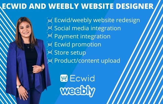 I will redesign classic ecwid store and weebly website design