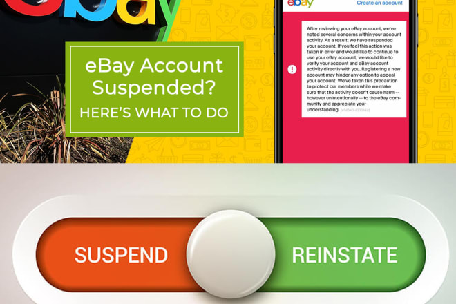 I will reinstate your first ebay permanent suspension