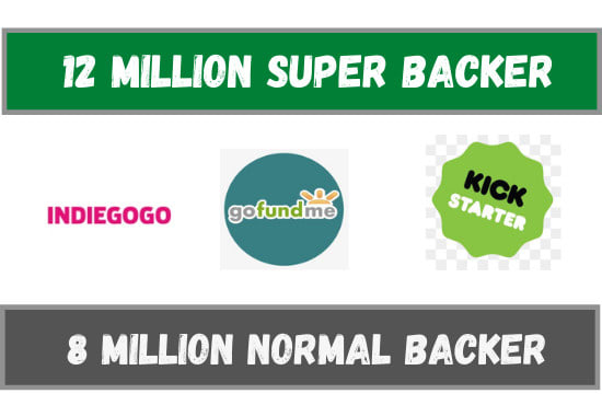 I will research and provide kickstarter indiegogo super backer leads