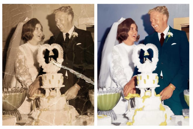 I will restore old photos and colorize old photos in 24 hours
