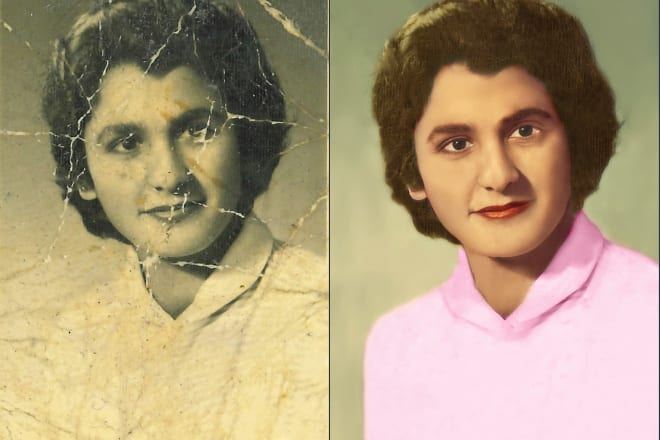 I will restore old photos,retouch,colorize old photos