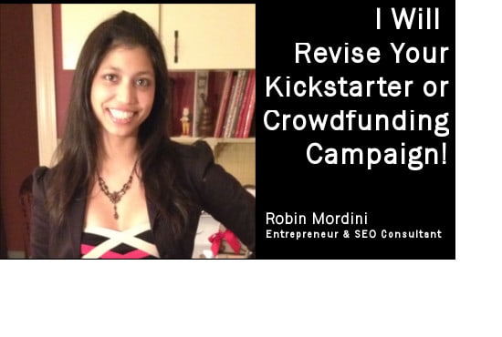I will revise your kickstarter or crowdfunding page