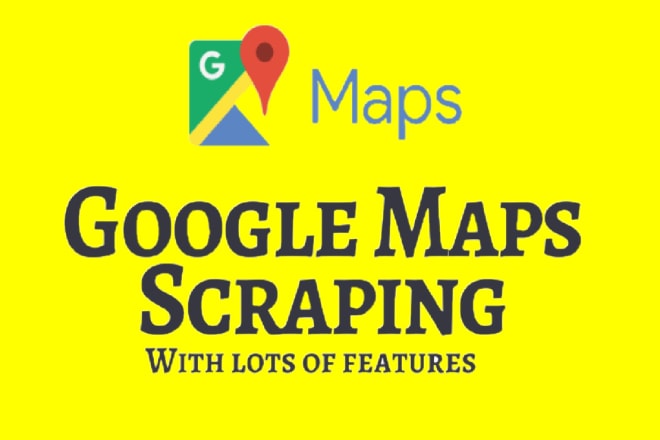 I will scrap business leads from google map