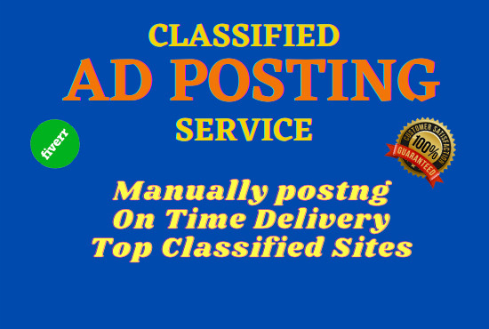 I will serve high quality free classified ad postings in USA, UK