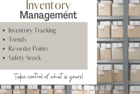 I will teach you how to manage your inventory