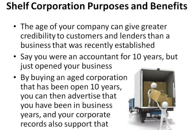 I will transfer a 10 to 40 year aged corp get funding business credit