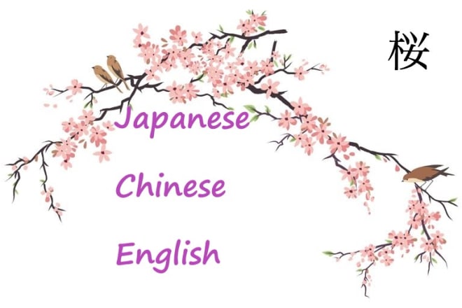 I will translate english to chinese or japanese and vice versa