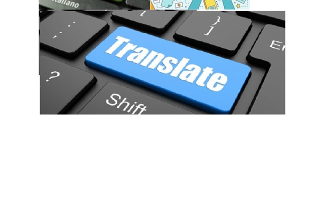 I will translate in any language