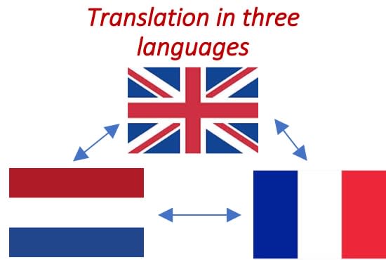 I will translate in dutch english and french within 24h