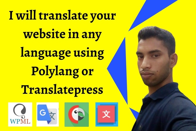 I will translate your website in any language using polylang or translatepress