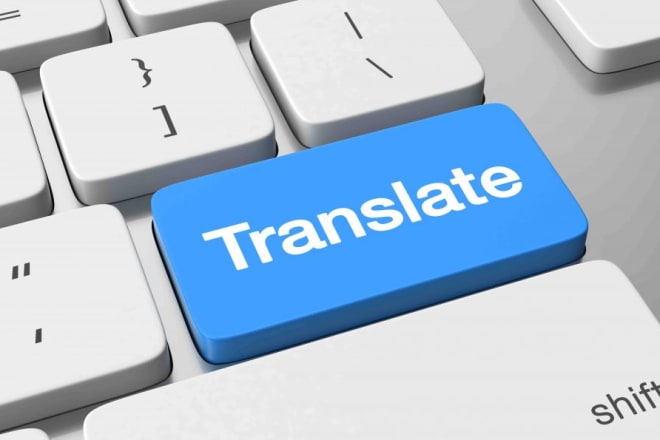 I will translation from english to french