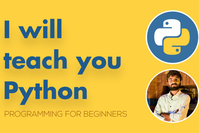 I will tutor, help, teach you python programming online lessons