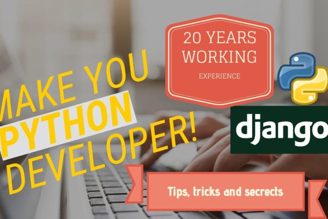 I will tutor web programming and make you a python or django developer