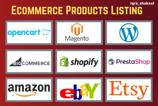 I will upload product in shopify,cs cart,opencart, bigcommerce