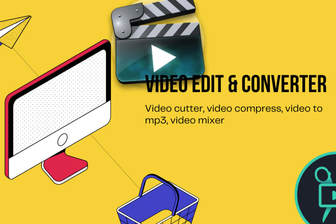I will video edit mobile app ios,android video to GIF, mix, pictures, converter